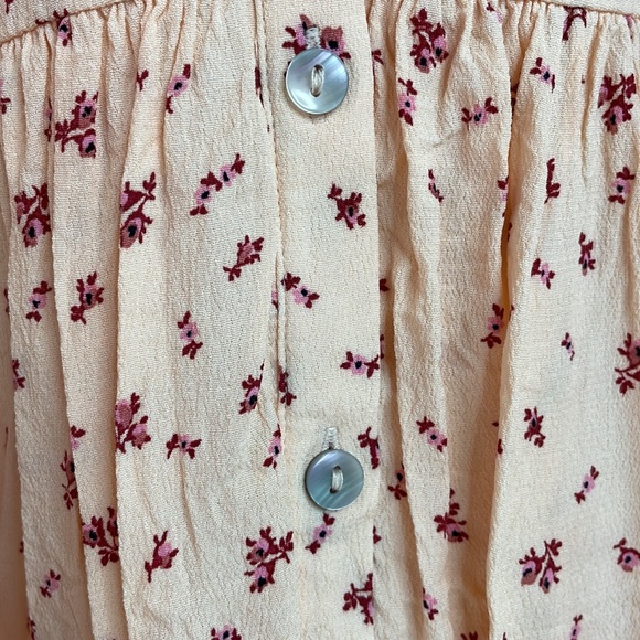 The Nines by Hatch floral button down rayon dress Medium - Picture 5 of 10